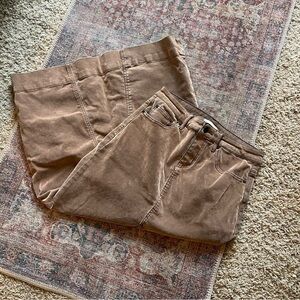 BDG Tan Corduroy Jean Skirt